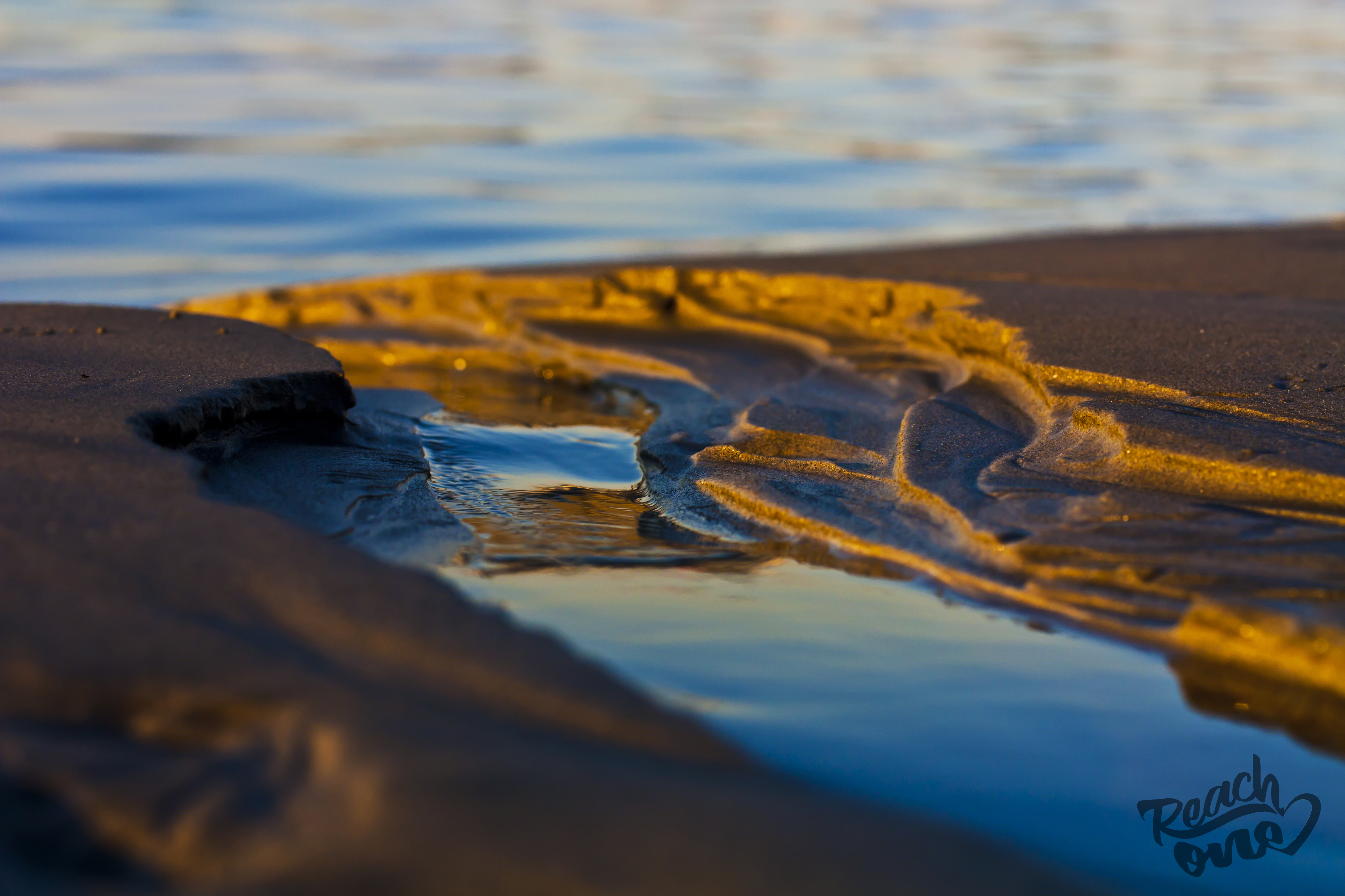 Sunset at Seal Beach in Huntington Beach, California
