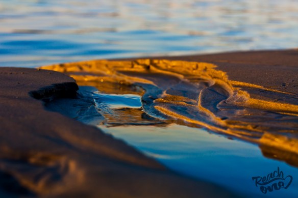 Sunset at Seal Beach in Huntington Beach, California